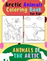 Animals of The Arctic. Arctic Animals Coloring Book for Kids