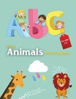 ABC Animals Coloring Book for Kids Ages 2-5