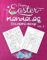 Happy Easter Mandalas Coloring Book Vol.2