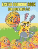 Easter Coloring Book For Kids Ages 3-5