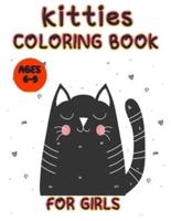 Kitties Coloring Book for Girls Ages 6-9