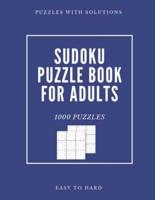 1000 Sudoku Puzzle Books for Adults Easy to Hard