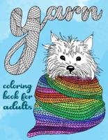 Yarn Coloring Book for Adults
