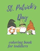 St. Patrick's Day Coloring Book for Toddlers