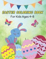 Easter coloring book for kids ages 4-8: Happy easter day coloring book for children. More than 35 cute and fun images