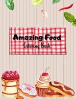 Amazing Food Coloring Book