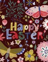 Happy Easter: An Activity Book For Kids (Easter Egg Hunt) Color and Scissor skills