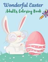 Wonderful Easter Adults Coloring Book