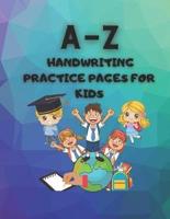 A-Z Handwriting Practice Pages for Kids