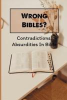 Wrong Bibles?