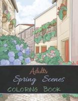 Adults Spring Scenes Coloring Book