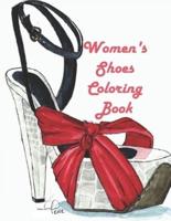 Women's Shoes Coloring Book: Coloring book for women featuring high heels and vintage shoes Fashion Coloring   Stress Relief Coloring Page in ... A way to relax and boost creativity, 33 illustrations