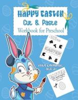 Happy Easter Cut and Paste Workbook for Preschool