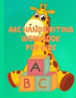 ABC Handwriting Workbook For Kids