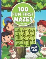 100 Fun First Mazes for Kids