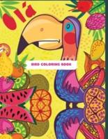 Bird Coloring Book : More than 45 Unique and Fun Images of Birds