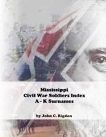 Mississippi Civil War Soldiers Index