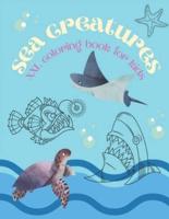 Sea Creatures XXL Coloring Book For Kids
