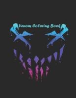 Venom Coloring Book: A color freak for relaxation, this book is devoted to you, let's have fun with 32 drawings of the Venom monster