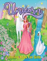 Unicorn Coloring Book For Girls: A children's Coloring book and activity pages for 4-8-year-old kids For home or travel, it contains ... puzzles and more!