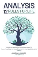 Analysis 12 Rules for Life