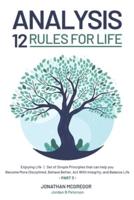 Analysis 12 Rules for Life