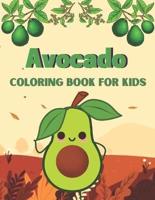 Avocado Coloring Book for Kids