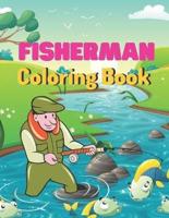 Fisherman Coloring Book