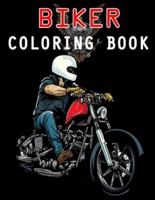 Biker Coloring Book
