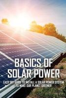 Basics Of Solar Power
