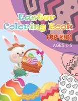 Easter Coloring Book for Kids Ages 2-5: A Fun Activity Big Easter Egg Coloring Book for Toddlers & Pre School, 50 Eggs Design to color, single-sided on bright white paper.