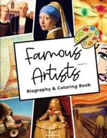 Famous Artists Biography and Coloring Book