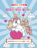 Unicorns Coloring Book   For Kids Ages 4-8   Big Book of Unicorns