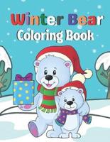 Winter Bear Coloring Book