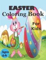 Easter Coloring Book For Kids 4-8