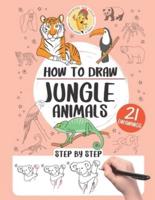 How to draw the jungle animals: 21 step-by-step drawings