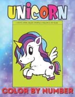 Unicorn Color by Number