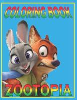 Coloring Book ZOOTOPIA: Fun Gift  For Everyone Who Loves This Hedgehog With Lots Of Cool Illustrations To Start Relaxing And Having Fun