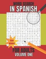 Word Search in Spanish for Adults: SOPA De LETRAS En Español