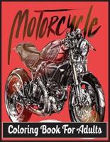 Motorcycle Coloring Book For Adults