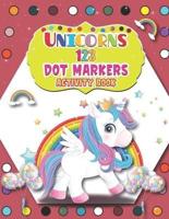 Unicorns 123 Dot Markers Activity Book