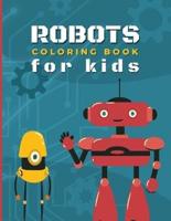 Robot Coloring Book For Kids