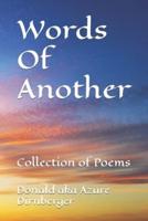 Words Of Another: Collection of Poems
