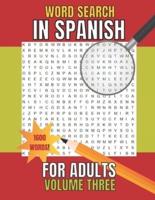 Word Search in Spanish for Adults: SOPA De LETRAS En Español
