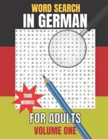 Word Search in German for Adults: Wortsuche auf Deutsch für Erwachsene