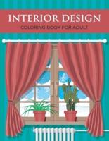 Interior design coloring book for adult: interior design coloring book for adults