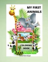 My First Animals Coloring Book