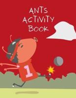 Ants activity book: Brain Activities and Coloring book for Brain Health with Fun and Relaxing