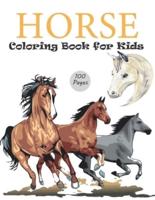 Horse Coloring Book For Kids