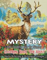 MyStery Colors Creative Color by Number Coloring Book For Adult
